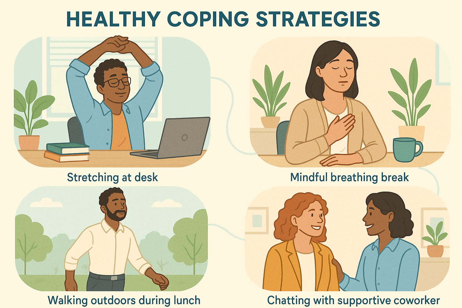 how to manage stress at work